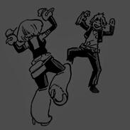 kaminari and ochaco vibing